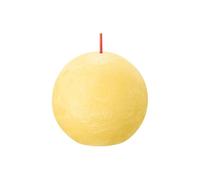 KDMD Sunny Yellow Bolsius Rustic Shine Ball Candle 76mm KDMD Yellow