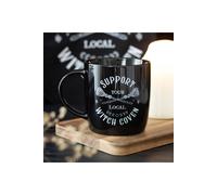 KDMD Support Your Local Witch Coven Mug - Magical Black Ceramic Coffee Cup KDMD Black