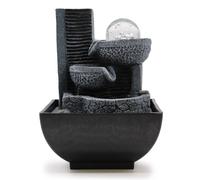 KDMD Tabletop Water Feature - 18cm - Relaxing Pouring Pots in Grey KDMD Grey