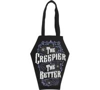 KDMD The Creepier the Better Coffin Shaped Tote Bag in Black KDMD Black