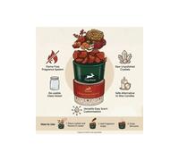 KDMD The King Black Obsidian Diffuser Crystals Floral Set KDMD Multicolor One Size