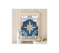 KDMD The Star Vintage Tarot Wall Hanging in Teal KDMD Teal