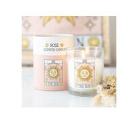 KDMD The Sun Vintage Tarot Rose Candle in White KDMD White