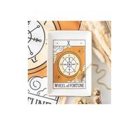 KDMD The Wheel of Fortune Vintage Tarot Trinket Dish in White KDMD White
