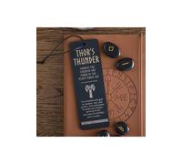 KDMD Thor's Thunder Wooden Bookmark - Norse Mythology & Viking Wisdom in Black KDMD Black