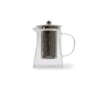 KDMD Tower Shape Glass Infuser Teapot 780ml - Clear, Elegant & Gift-Ready in Clear KDMD Clear