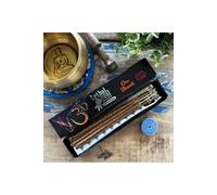 KDMD Tribal Soul Incense Sticks & Ceramic Holder - Om Shanti Peace Ritual in Brown KDMD Brown