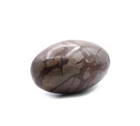 KDMD Twelve Inch Shiva Lingam Stone Sacred 30cm Crystal Quartz Artifact in Brown KDMD Brown
