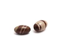 KDMD Two Inch Shiva Lingam Stones Sacred Narmada River Crystals in Brown KDMD Brown