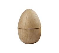 KDMD Two-piece Egg. H 12 Cm. D 9 Cm. 2 Pack in Brown KDMD Brown