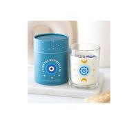 KDMD Under Watchful Eyes White Rose Candle with Crystals - Spiritual Gift KDMD White