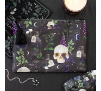Kdmd Venom & Vines Print Makeup Bag In Black Black