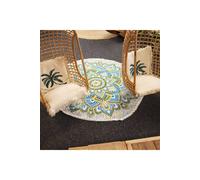 KDMD Vibrant 180cm Mandala Wall Hanging - Yellow & Blue Boho Decor | Size: Medium KDMD Yellow Medium