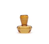 KDMD Vintage Amber Mushroom Flip Candle Holder - Tealight & Dinner Decor KDMD Amber