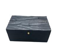 KDMD Vintage Deco - Multi Purpose Box - 22x12x10cm - Black Swirls | Size: 22 x 12 x 10 cm KDMD Black 22 x 12 x 10 cm