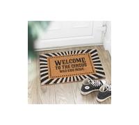 KDMD Welcome to the Circus Doormat - Wild Kids Inside, Black & White | Size: Medium KDMD Black Medium