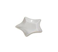KDMD White Ceramic Star Dish for Decor & Trinkets - Modern Elegant Design KDMD White