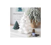 KDMD White Fir Tree Oil Burner & Wax Warmer KDMD White