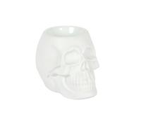 KDMD White Skull Oil Burner KDMD White
