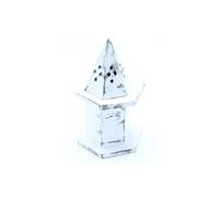 KDMD White Washed Pyramid Incense Holder-Mini House Décor KDMD White