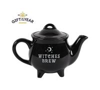 KDMD Witches Brew Black Ceramic Tea Pot KDMD Black