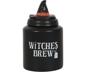 KDMD Witches Brew Ceramic Tea Canister in Black KDMD Black