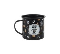 KDMD Witches Brew Enamel Mug in Black KDMD Black