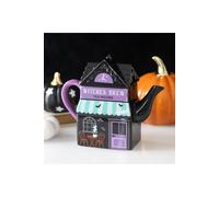 KDMD Witches Brew Tea Room 1000ml Ceramic Teapot for Halloween in Black KDMD Black