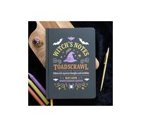 KDMD Witchy Notes A5 Notebook with Gold Edges & Ribbon Divider in Dark Grey KDMD Dark Grey