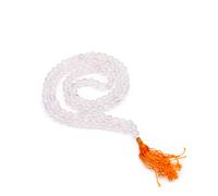 KDMD Women's 108 Bead Mala - Rock Crystal in White KDMD White One Size