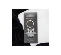 KDMD Women's Adopt a Bat Keyring Tiny Bat Friend Metal Ring in Grey KDMD Grey One Size