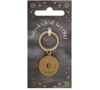 KDMD Women's Astrology Wheel Keyring in Gold KDMD Gold One Size