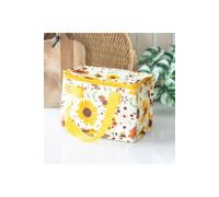 KDMD Women's Bee Radiant Print Lunch Bag - Sunflower & Moon Phases in Yellow KDMD Yellow One Size