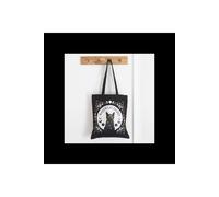 KDMD Women's Black Magick Cat Energy Tote Bag with Mystical Art KDMD Black