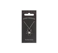 KDMD Women's Black Obsidian Spider Pendant Necklace - Elegant & Spooky Jewelry KDMD Black One Size