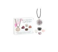 KDMD Women's Build Your Own Crystal Necklace Kit in Black KDMD Black One Size