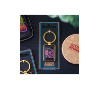 KDMD Women's Cat Dimension Keyring by Steven Rhodes - Retro Feline Portal Accessory in Black KDMD Black One Size