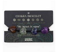 KDMD Women's Chakra String Bracelet - Hearts KDMD Multicolor One Size