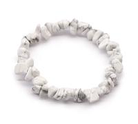 KDMD Women's Chipstone Bracelet - White Jasper KDMD White One Size