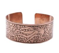 KDMD Women's Copper Tibetan Bracelet - Kamasutra in Bronze KDMD Bronze One Size