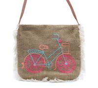 KDMD Women's Fab Fringe Bag - Bicycle Embroidery KDMD Multicolor One Size