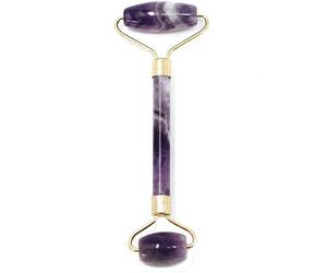 KDMD Women's Gemstone Face Roller - Amethyst in Purple