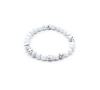 KDMD Women's Gemstone Manifestation Bracelet - White Jasper - Peace KDMD White One Size