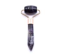 KDMD Women's Gemstone Mini Roller - Amethyst in Black KDMD Black