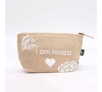 KDMD Women's Hop Hare Pouch - I am Loved in Beige KDMD Beige One Size