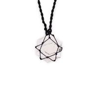 KDMD Women's Laced Gemstone Hexagon Pendant - White Howlite KDMD White One Size