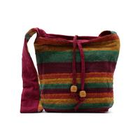 KDMD Women's Nepal Sling Bag - Mountain Trek Tan & Greens KDMD Multicolor One Size