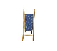 KDMD Women's Nomad Sari Med Collection Sea Blue Gold Fish Pareo Wrap KDMD Blue One Size