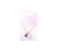KDMD Women's Opalite Manifestation Necklace - Spiritual & Intuitive Jewelry in Gold KDMD Gold One Size