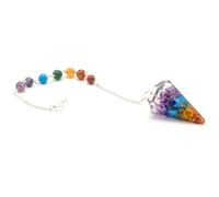 KDMD Women's Orgonite Power Chakra Pendulum - Chakra KDMD Multicolor One Size